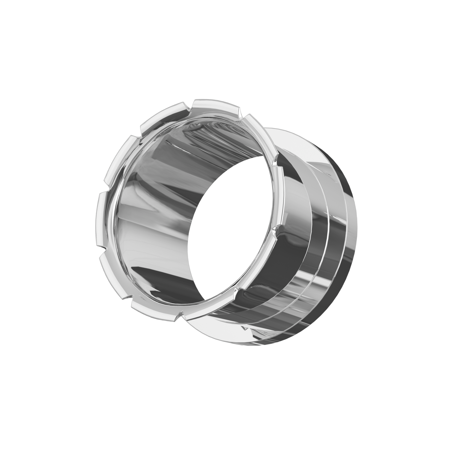 316L Surgical Steel Groove and Flare Flesh Tunnel - Monster Piercing