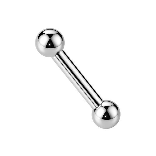 316L Surgical Steel Tongue Barbell with Ball-End - Monster Piercing