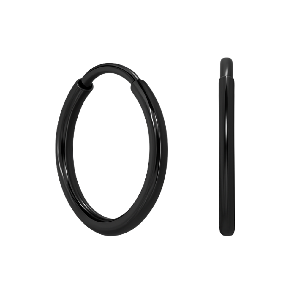 316L Surgical Steel Hinged Sleeper Hoop Rings - Monster Piercing