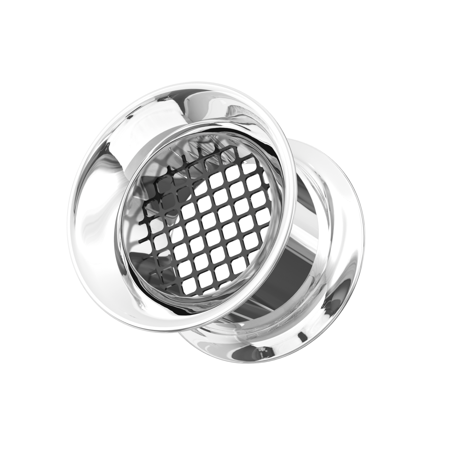 316L Surgical Steel Grid Surface Flesh Tunnel - Monster Piercing