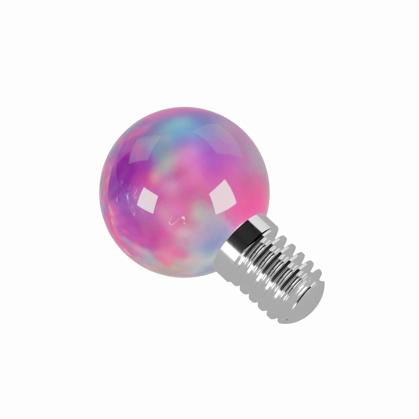 G23 Titanium Opal Ball Dermal Anchor Sets - Monster Piercing