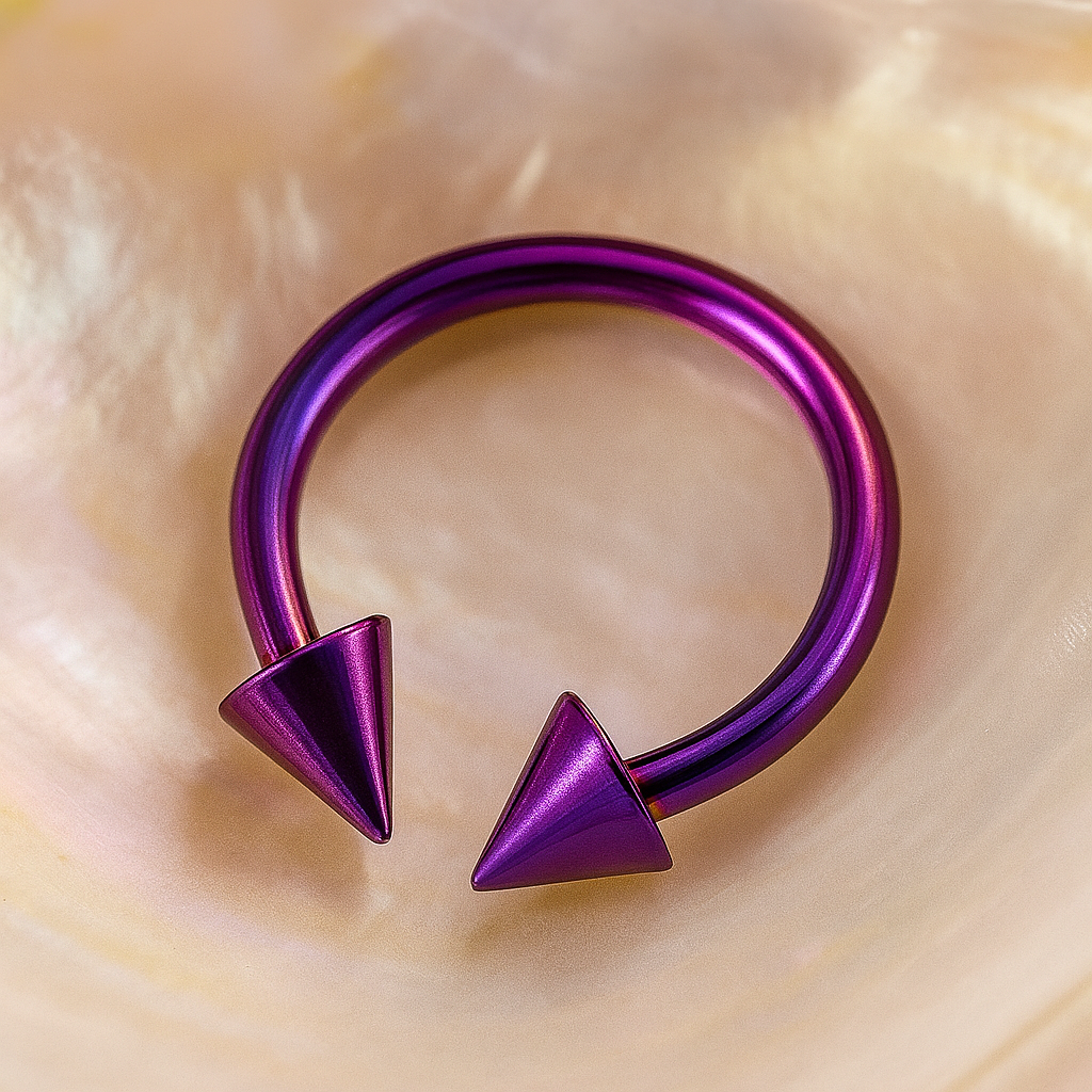 G23 Titanium Cone-End Circular Barbell - Monster Piercing