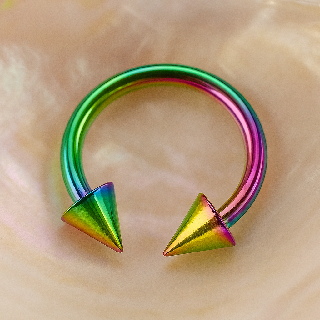 G23 Titanium Cone-End Circular Barbell - Monster Piercing