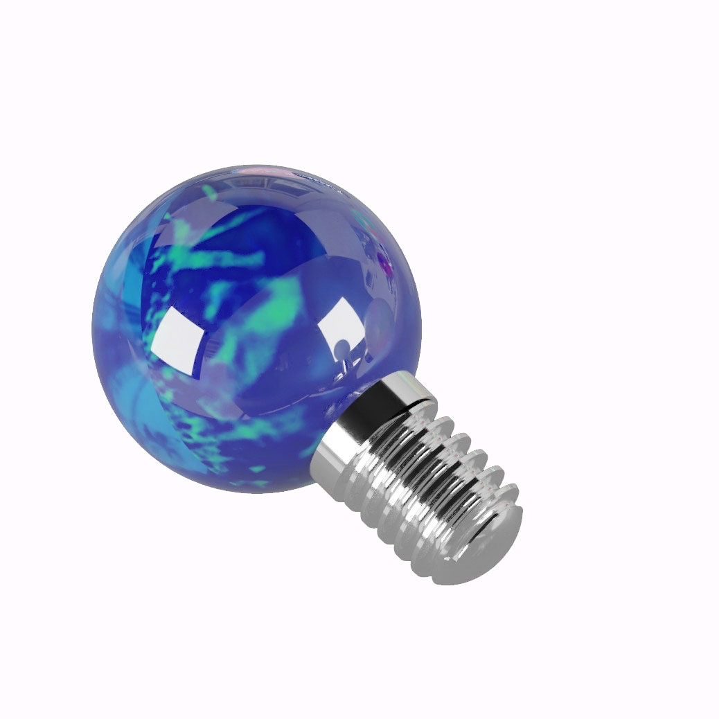 G23 Titanium Opal Ball Dermal Anchor Sets - Monster Piercing