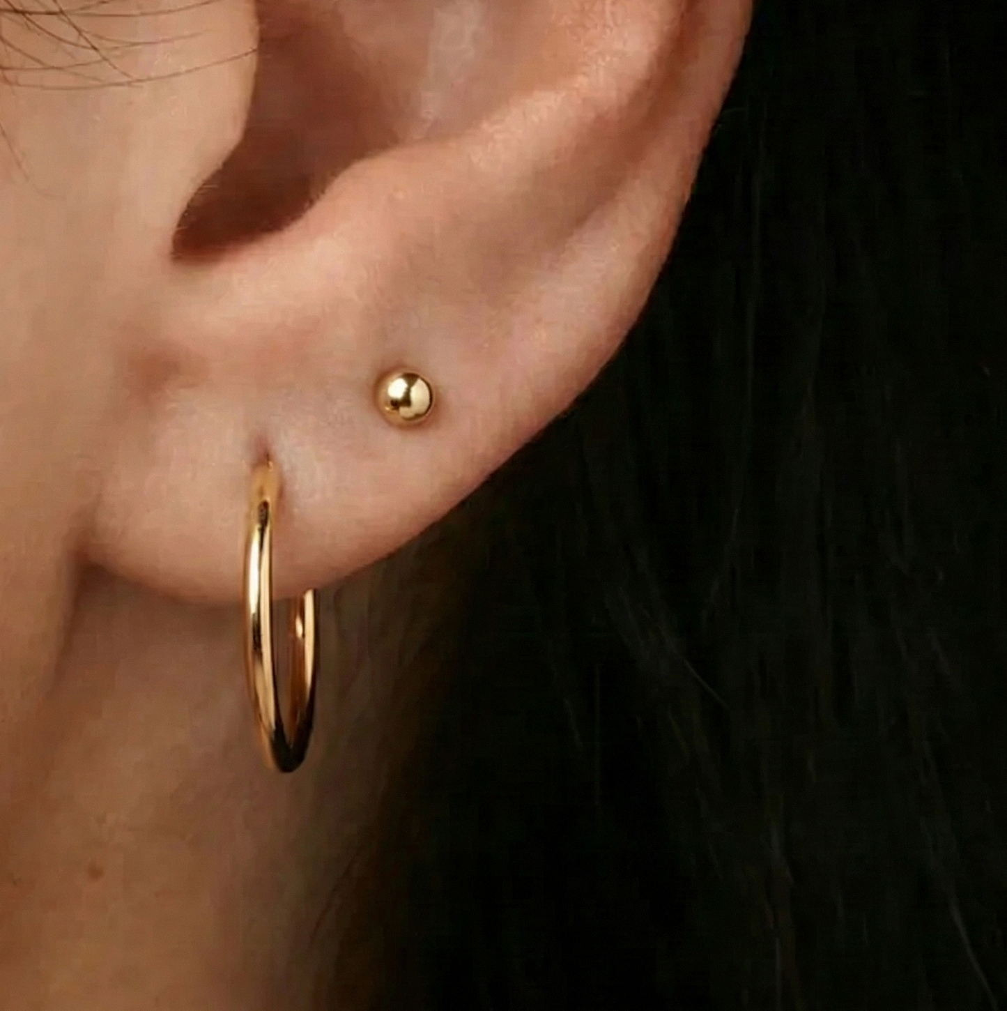 925 Sterling Silver Labret Bar with Ball Labret Lip Rings Silver Silver / 6mm Silver / 8mm Silver / 10mm Gold / 6mm Gold / 8mm Gold / 10mm Rose Gold / 6mm Rose Gold / 8mm Rose Gold / 10mm