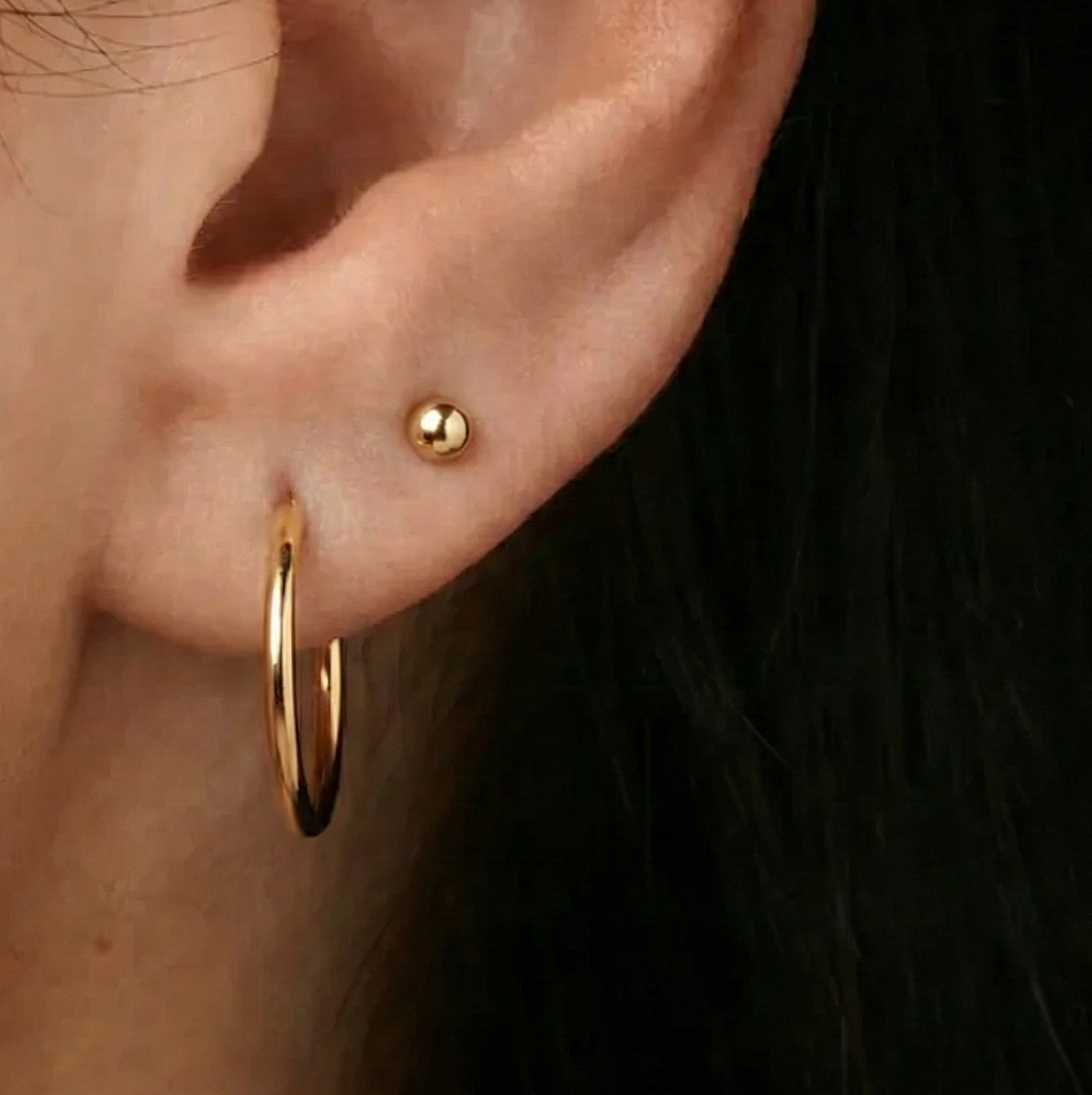 925 Sterling Silver Labret Bar with Ball Labret Lip Rings Silver Silver / 6mm Silver / 8mm Silver / 10mm Gold / 6mm Gold / 8mm Gold / 10mm Rose Gold / 6mm Rose Gold / 8mm Rose Gold / 10mm