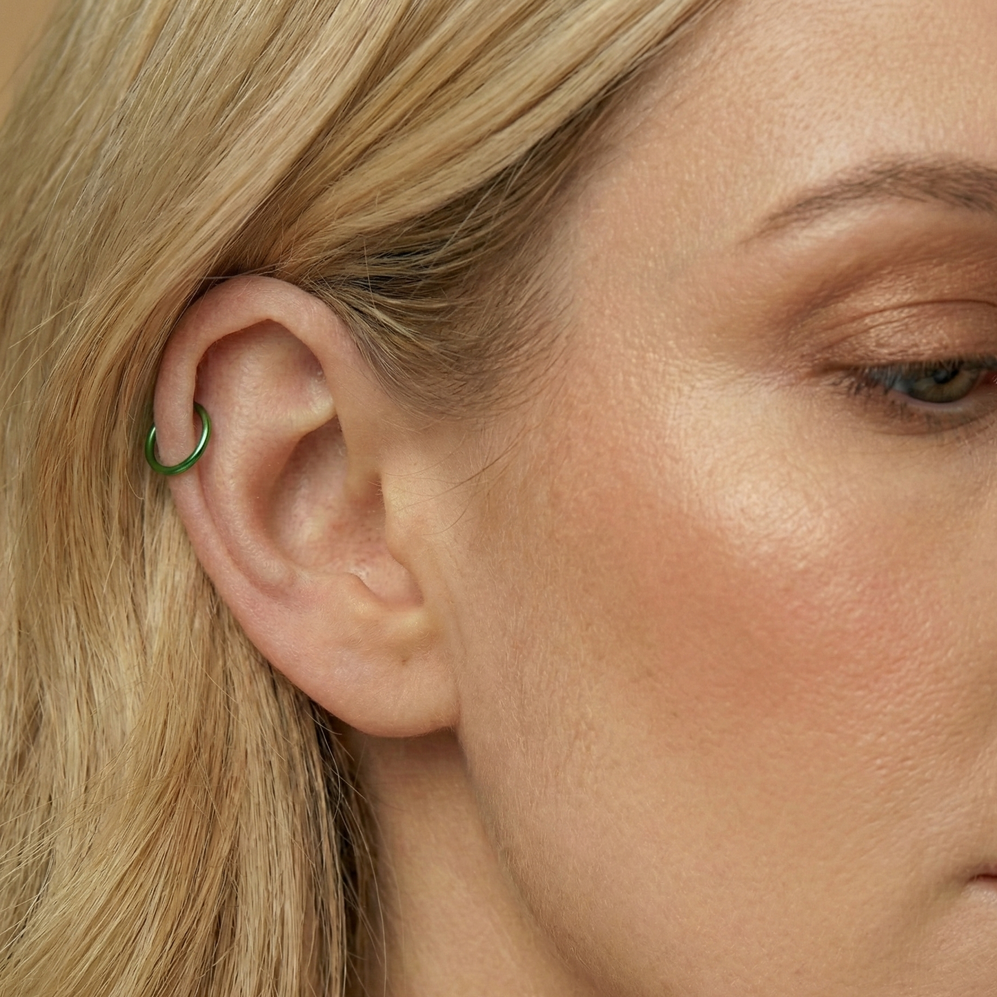 316L Surgical Steel 16G Hinged Segment Clicker Ring