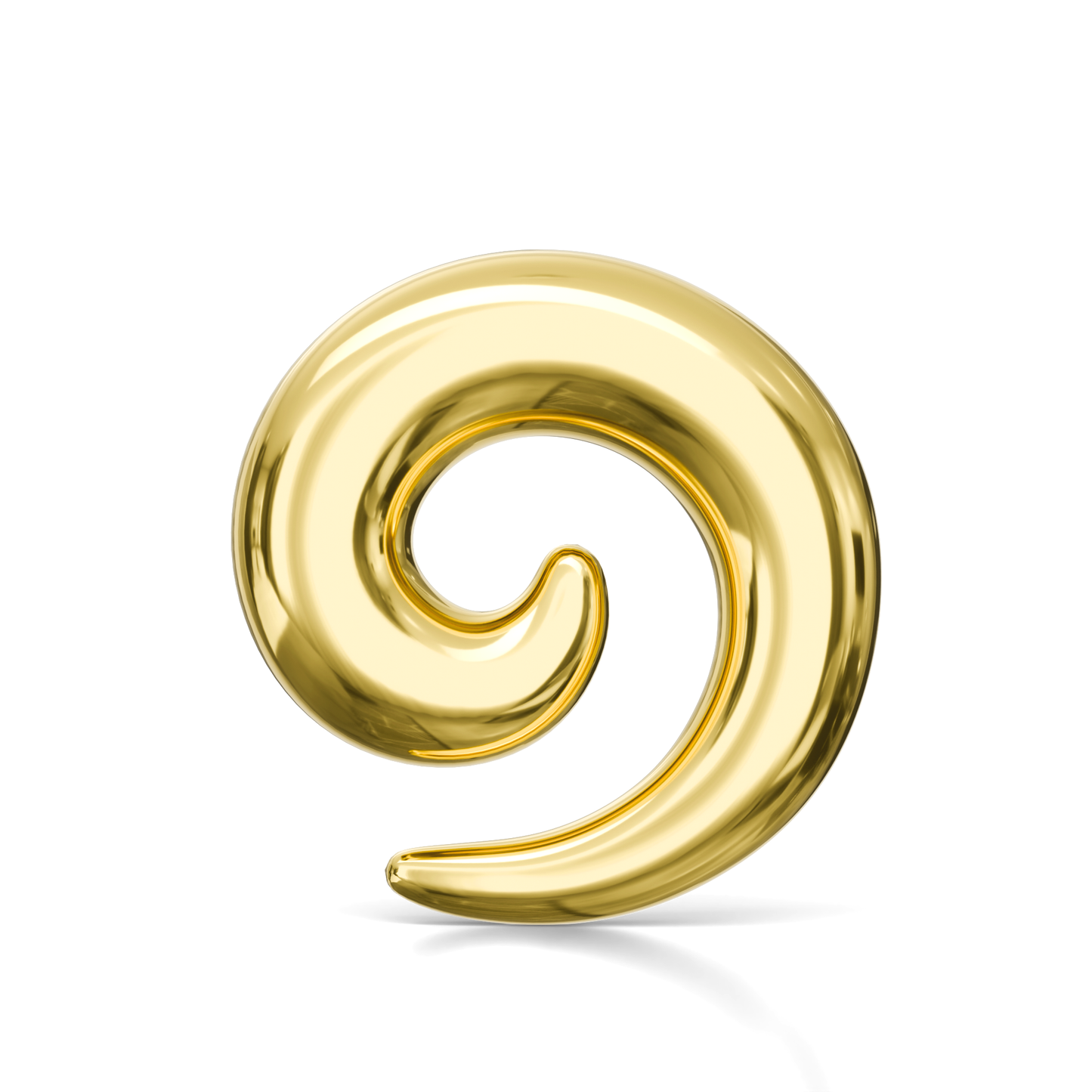 316L Surgical Steel Gold PVD Plated Over Hollow Ear Expander - Monster Piercing