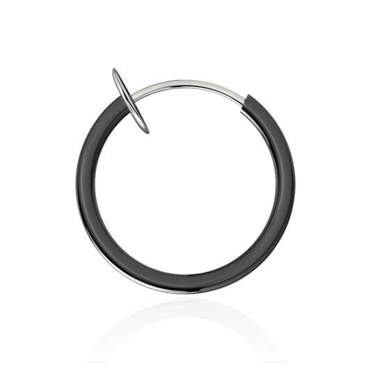316L Surgical Steel Spring Action Fake Body Jewellery Nose Hoop - Monster Piercing