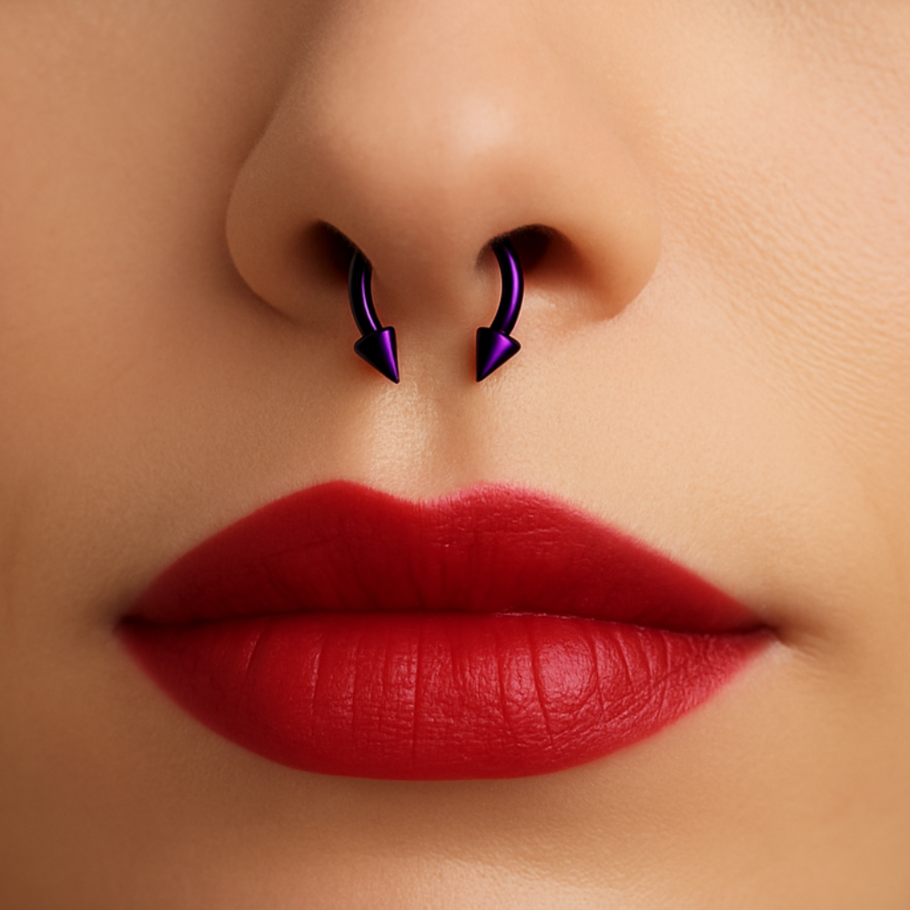 G23 Titanium Cone-End Circular Barbell - Monster Piercing