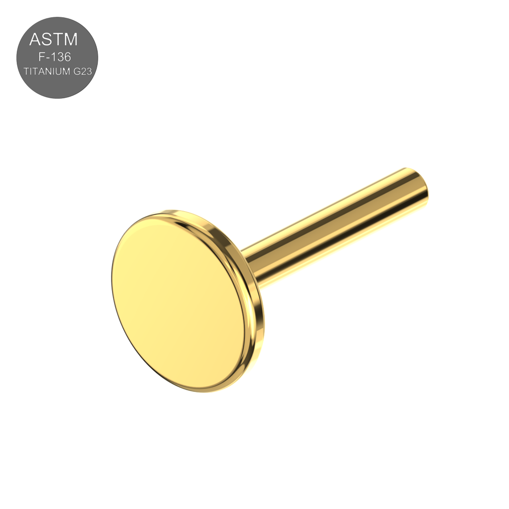 G23 Titanium Push-Fit Bar for Labret - Monster Piercing