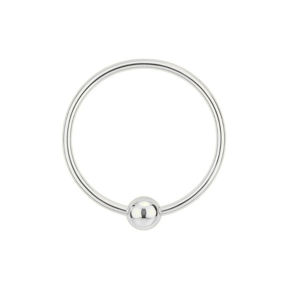 925 Sterling Silver 22G (0.6mm) BCR Nose Ring