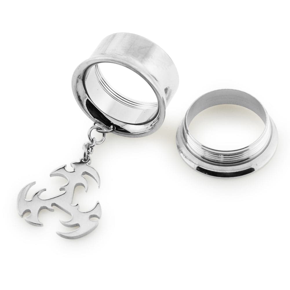 Dangling Castings in Surgical Steel Screw Flesh Tunnels - Monster Piercing