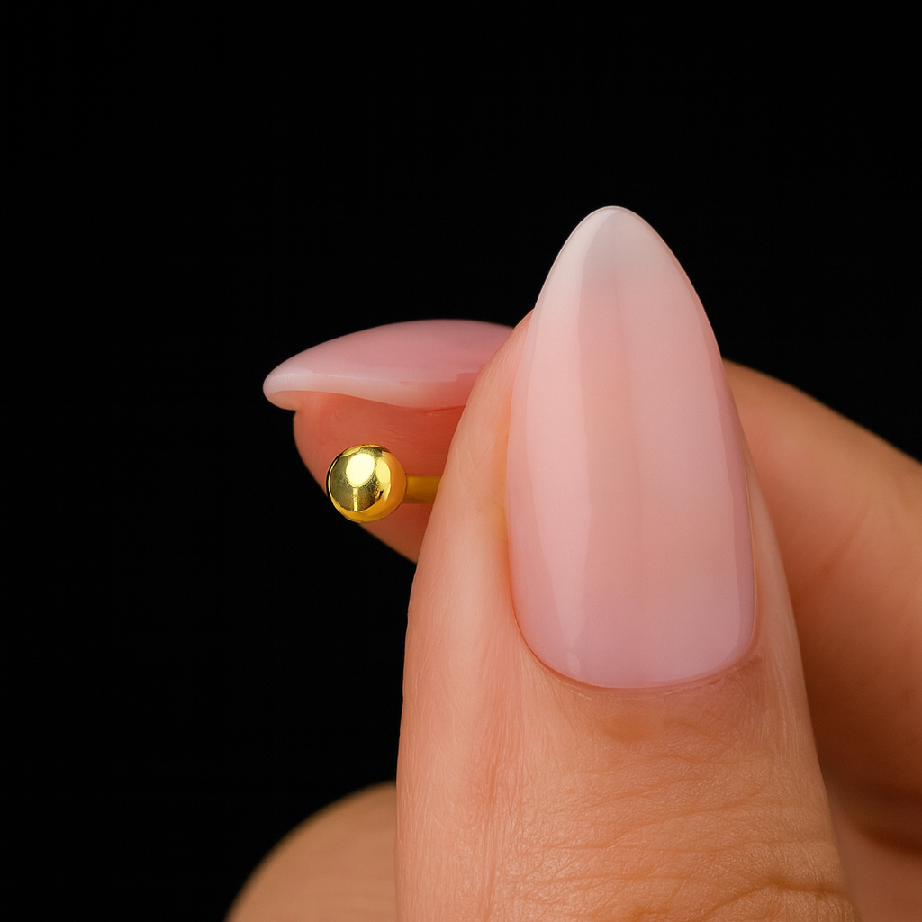 9K Gold Nose Screw - Monster Piercing