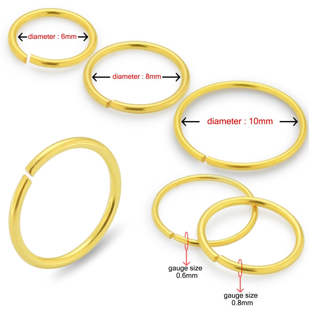 925 Sterling Silver Classic Seamless Nose Ring - Monster Piercing